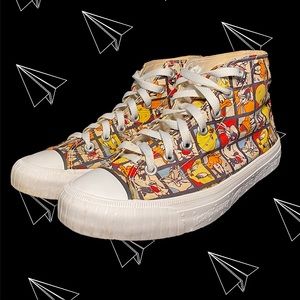 RARE LOONEY TUNES VINTAGE HIGH TOPS